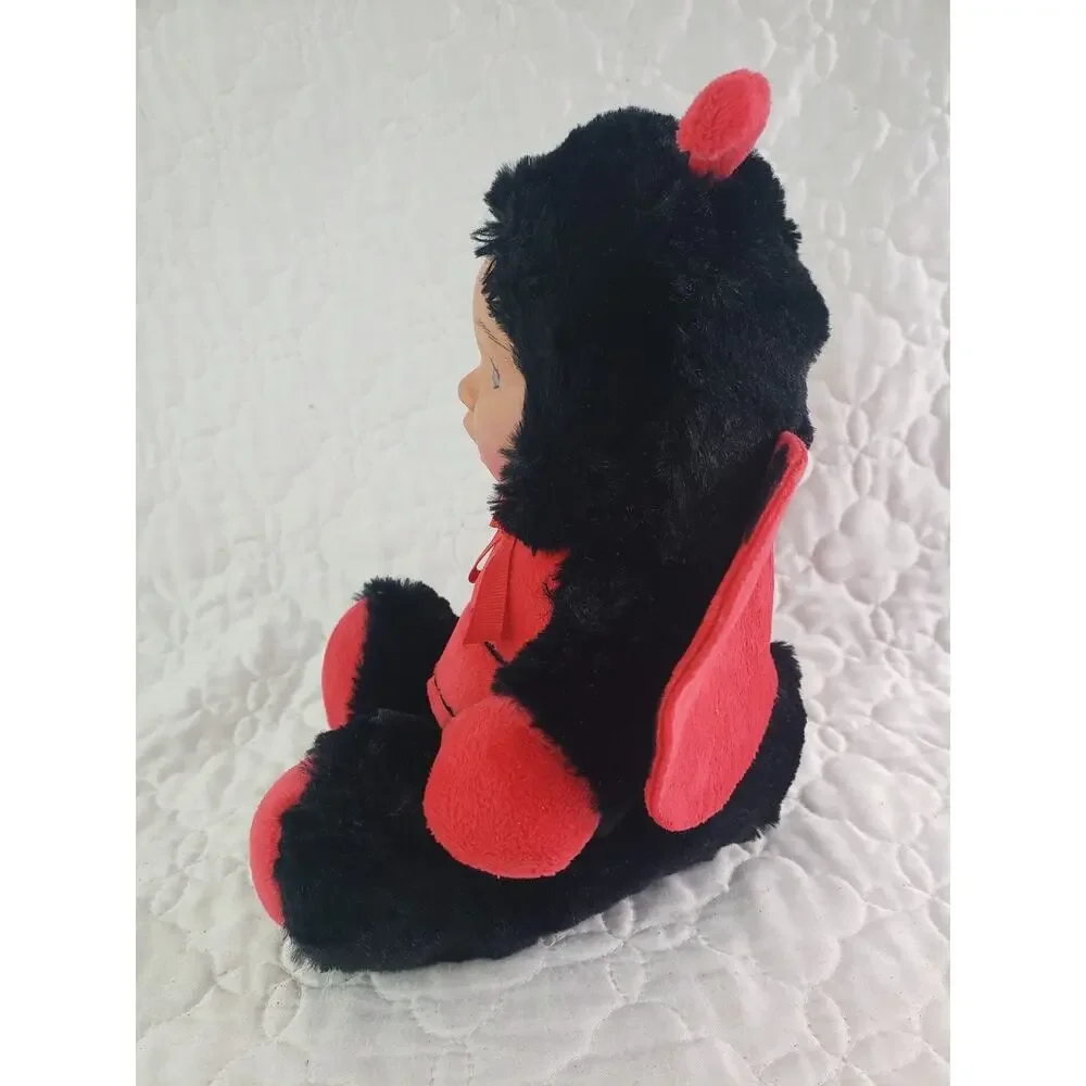 MegaToy Plush Anne Geddes 8 Baby Doll Lady Bug Costume Limited Red 8